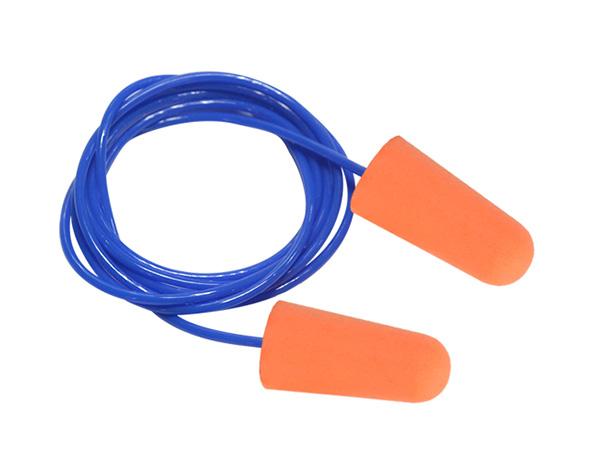 Полиуретановые беруши со шнуром EC-1003A-C-D, металлически-детектируемые